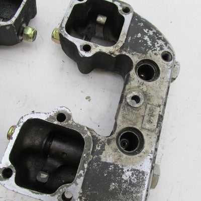 Pair Harley OEM 71-85 Ironhead Sportster Black Rocker Boxes 17514-71 1