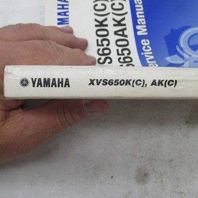 Yamaha OEM XVS650K(C) XVS650AK(C) Service Manual LIT-11616-11-16 LIT-1