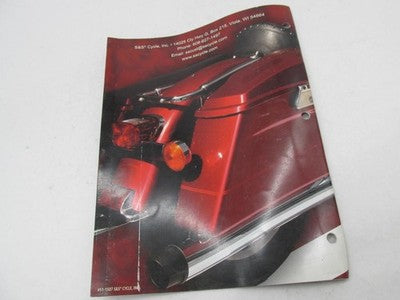 S&S Cycle Performance 52 Mid Year Manual Catalog Book