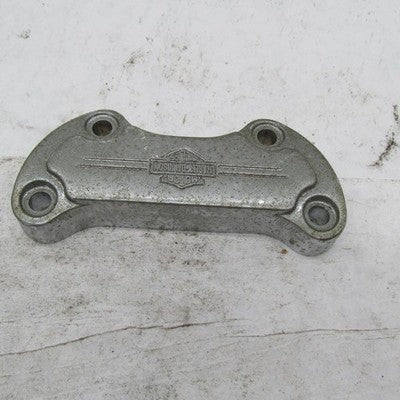 Harley Davidson OEM Chrome Bar Shield Logo Handlebar Top Clamp 56568-8