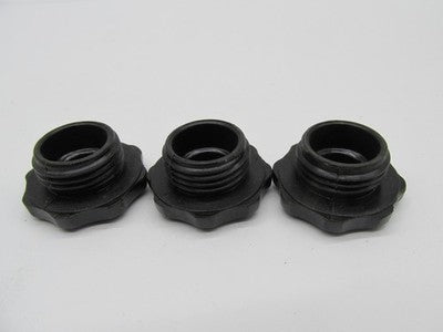 Lot of 3 Harley Davidson NOS Aermacchi Black Oil Tank Cap 700P