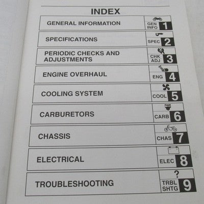Yamaha YZF-R6L, YZF-R6CL Service Manual Guide LIT-11616-12-62 5GV-2819