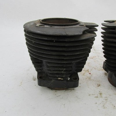 Harley Davidson Pair of Ironhead Sportster Cylinder Jugs Stock Bore 3.