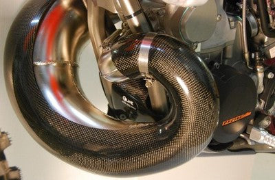 Moose Racing Pipe Guard by E Line for 2-Stroke Exhaust Stock Exhaust 1