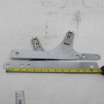 Pair of Harley Davidson OEM Chrome Sissy Bar Side Plates 96-05 Dyna FX