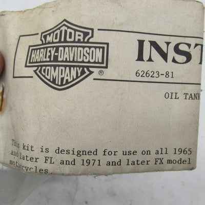 Harley Davidson Genuine NOS Oil Tank Trim Edging Kit FX FL-FLH 62623-8