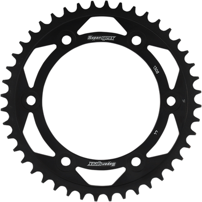 Supersprox Rear Steel Sprocket 44T Black RFE-1308-44-BLK