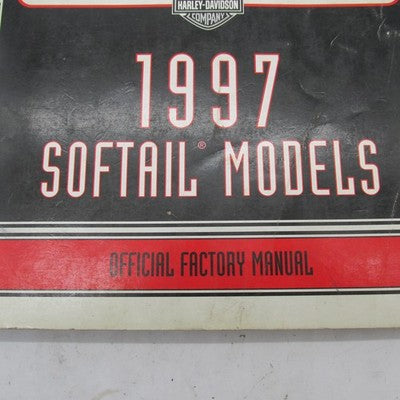 Harley Davidson Official Factory 1997 Softail Models Parts Catalog 994