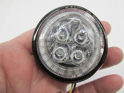 Ciro Fang NOS Signal Light Inserts Amber Black NIB 2040-2208