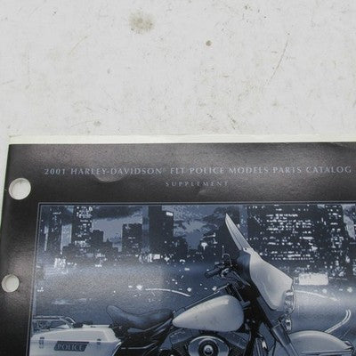 Harley Davidson Genuine 2001 FLT Police Models Parts Catalog Supplemen