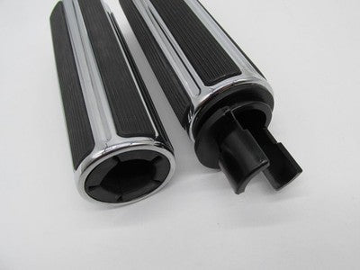 Arlen Ness Harley 10 Guage Chrome Handlebar Comfort Grips 0630-1691 07