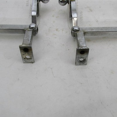 Pair of Baker Built Air Wings VTG Harley 13x6" Clear Wind Deflectors w