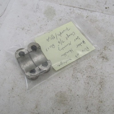Pair of Vintage Betor Genuine  Handlebar Mounts Clamps Bars Triumph BS