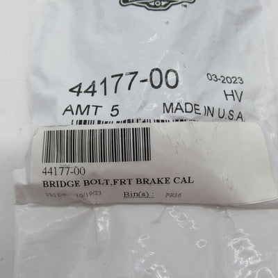 Lot of 4 Harley-Davidson OEM NOS Front Brake Caliper Bridge Bolts Blac