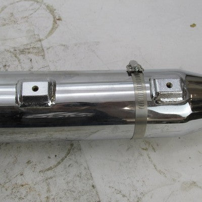 Pair of Harley OEM Softail Fat Boy Deuce Mufflers w/ Shields 65890-00
