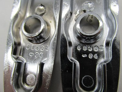 Pair of Harley Genuine Chrome Turn Signal Directional Relocation Pads