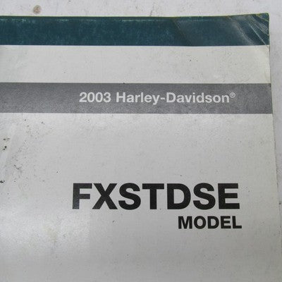 Harley Davidson Genuine FXSTDSE Model 2003 Parts Catalog 99430-03