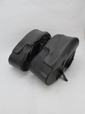 Pair of Harley-Davidson Genuine Teardrop Leather Saddlebags 79056-01 7