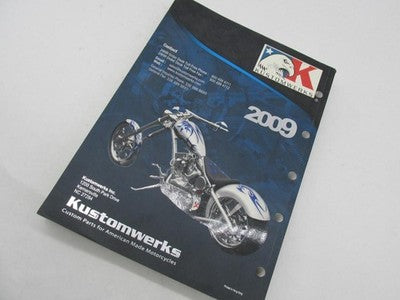 Kustomwerks 2009 Harley Davidson Motorcycle Parts Accessories Catalog Book