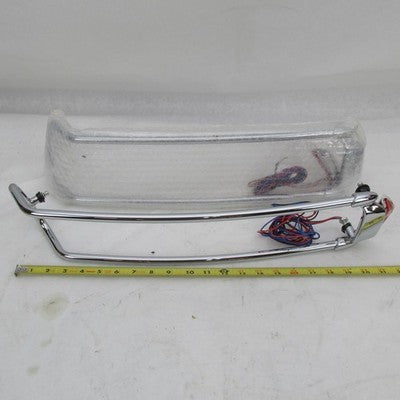 Harley-Davidson OEM NOS Chrome Air Wing Saddlebag Lid Rail Kit w/ Ligh