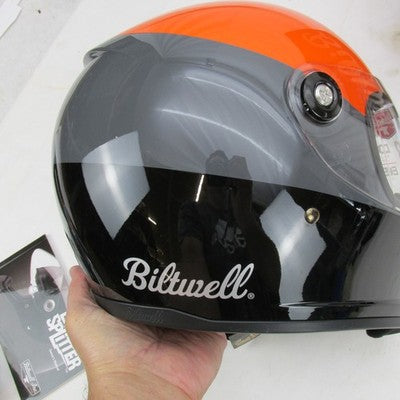 Biltwell NIB Lane Splitter MEDIUM Podium ORG/GRY/BLK 1004-550-103 | 01