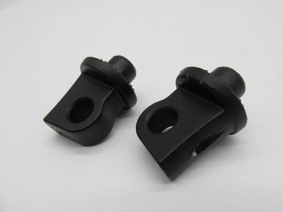 Kuryakyn NOS OEM 6775 Adjustable Stop Splined Peg Adapters Black 1620-