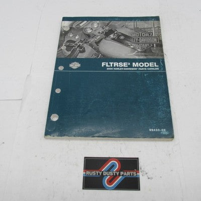 Harley-Davidson Official Factory 2009 FLTRSE Model Parts Catalog 99433