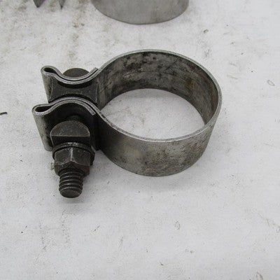 Mixed Lot of 7 Harley Davidson OEM Exhaust Muffler Clamps Varied Sizes