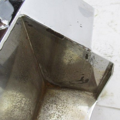 Vintage Chrome Hexagon Horseshoe Oil Tank Rigid Chopper Harley Triumph