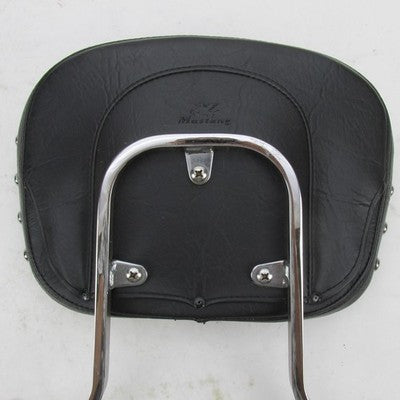 Mustang Harley Sissy Bar Backrest w/ Studded Pad 19" Tall x 8.5" Wide