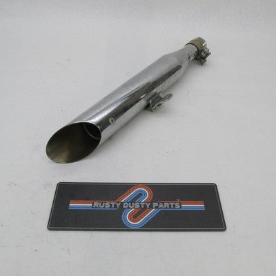 Harley Screamin Eagle II Chrome Muffler Exhaust Slash Cut 00-06 Softai