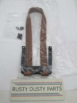 Indian OEM 17-24 Chieftain Tan Leather Passenger Seat Grab Strap 26858