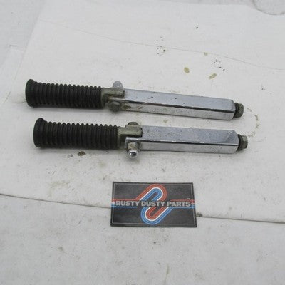 Pair of Harley OEM Rubber Highway Peg Kit w/ Extensions Sportster XL 4