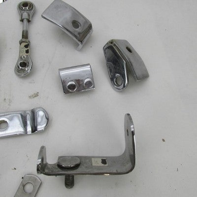 Huge Mixed Lot Harley Davidson & Aftermarket Chrome Hardware Bracket M