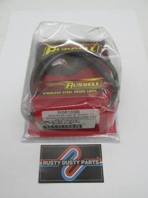 Russell 28" Renegade Black Uiversal Brake Line Hose R58103B