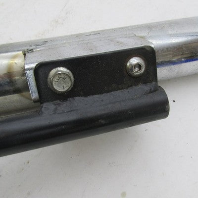 Harley Vance & Hines Chrome Straight Shots Exhaust Muffler Pipe w/ Mou