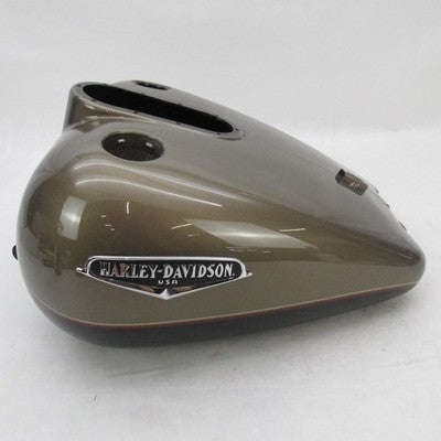 Harley OEM NEW NOS 2004 Road King FLHRCI Fuel Tank Smokey Gold Black 6
