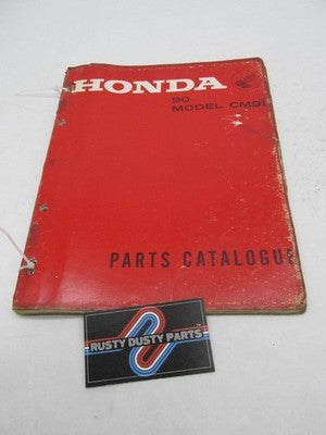 Honda Official Factory 90 Model CM91 Motorcycle Parts Catalog Catalogu