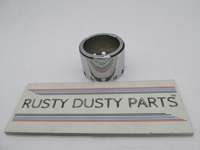 Harley-Davidson Chrome Drilled Shock Cover with Adjuster Collar
