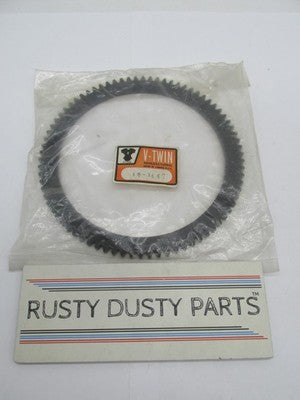 V-Twin NOS Harley XL Weld-On 78 Tooth Clutch Drum Starter Ring Gear 18