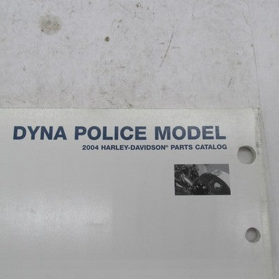 Harley-Davidson Official Factory 2004 Dyna Police Models Parts Catalog