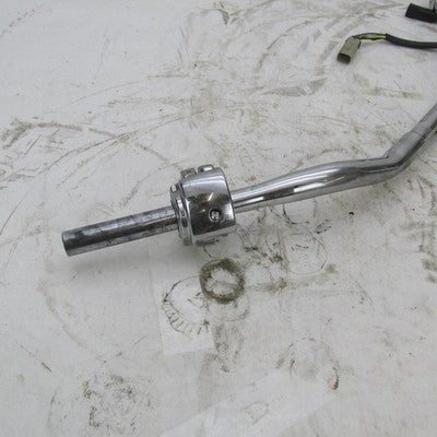 Harley 1.25" Fat Tapered Stepped Chrome 36" Handlebar w/ Switch Assemb