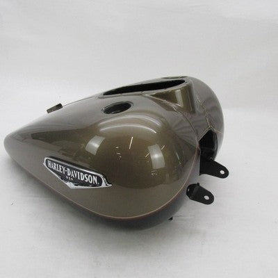 Harley OEM NEW NOS 2004 Road King FLHRCI Fuel Tank Smokey Gold Black 6