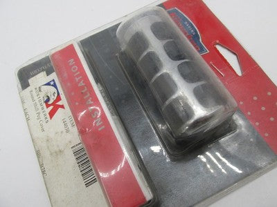 Kuryakyn NOS 8851 Round Shift Peg Cover, Chrome/Black Kustomwerks 1440