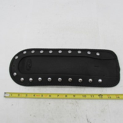 Mustang Harley 15" x 5" Studded Black Vinyl Fender Bib