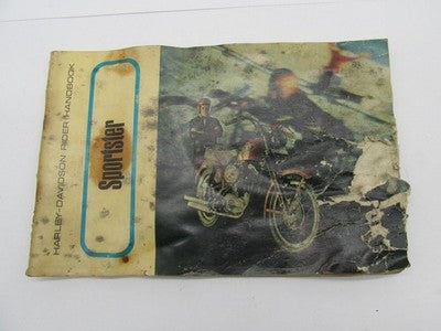 Harley Davidson Genuine Vintage Sportster Motorcycle Rider Handbook