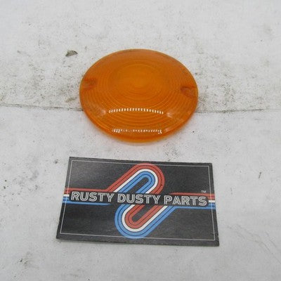 Harley Davidson OEM 3.25" Flat Amber Turn Signal Lens 68440-86