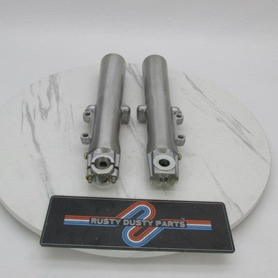Pair Harley Davidson OEM Front Lower Fork Sliders Legs Touring 46497-0