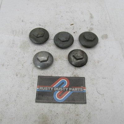 Mixed Lot of 5 Vintage Triumph BSA OEM Rocker Box Inspection Caps T100