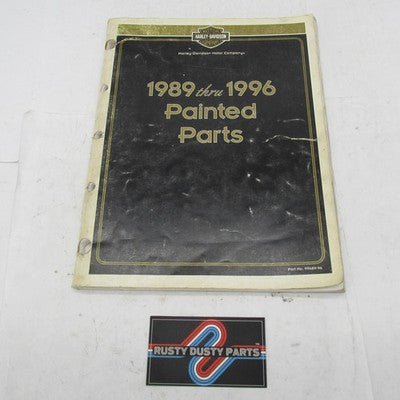 Harley Davidson Genuine 1989-1996 Painted Parts Catalog Factory Manual